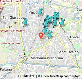 Mappa Via 58° Reggimento Fanteria, 35123 Padova PD, Italia (0.77462)