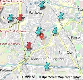 Mappa Via 58° Reggimento Fanteria, 35123 Padova PD, Italia (1.11769)