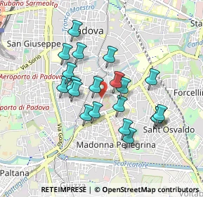 Mappa Via 58° Reggimento Fanteria, 35123 Padova PD, Italia (0.753)