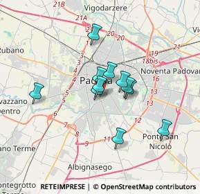 Mappa Via 58° Reggimento Fanteria, 35123 Padova PD, Italia (2.49273)