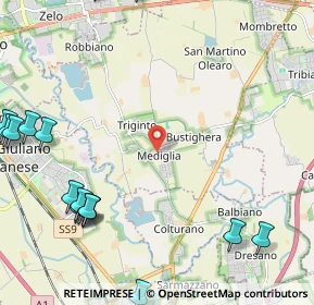Mappa MEDIGLIA Via Turati, 20060 Mediglia MI, Italia (3.19824)