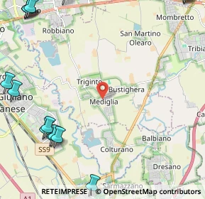 Mappa MEDIGLIA Via Turati, 20060 Mediglia MI, Italia (3.6875)