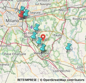 Mappa MEDIGLIA Via Turati, 20060 Mediglia MI, Italia (7.86909)