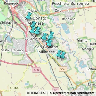 Mappa Via XI Febbraio, 20098 San Giuliano Milanese MI, Italia (1.31818)