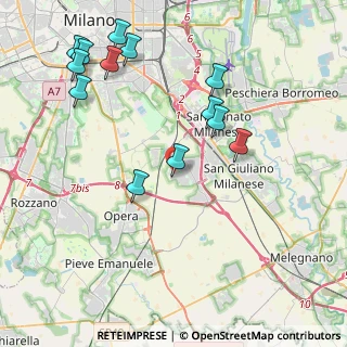 Mappa Via Lombardi, 20098 San Giuliano Milanese MI, Italia (4.60923)