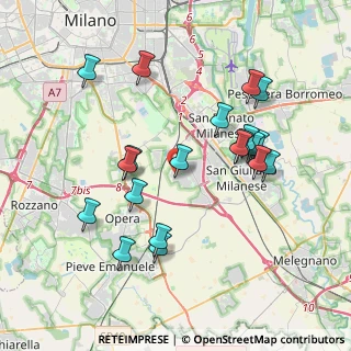 Mappa Via Lombardi, 20098 San Giuliano Milanese MI, Italia (3.8015)