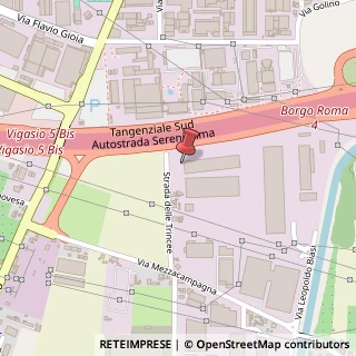 Mappa Strada delle Trincee, 1, 37135 Verona VR, Italia, 37135 Verona, Verona (Veneto)