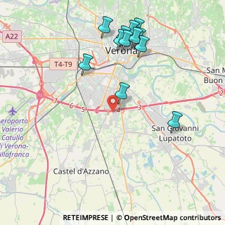 Mappa Strada delle Trincee, 37135 Verona VR, Italia (4.57333)