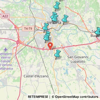 Mappa Strada delle Trincee, 37135 Verona VR, Italia (4.89909)