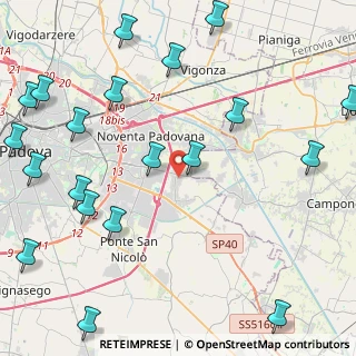 Mappa Via Cavalieri di Vittorio Veneto, 35020 Villatora PD, Italia (6.068)