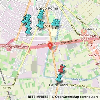 Mappa Via Leopoldo Biasi, 37135 Verona VR, Italia (1.312)