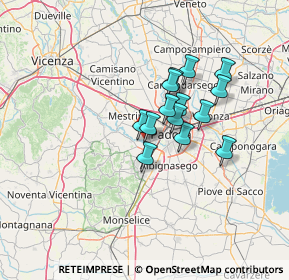 Mappa 35030 Selvazzano Dentro PD, Italia (9.635)