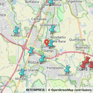 Mappa Via P. Franchi Maggi, 20089 Rozzano MI, Italia (2.85273)