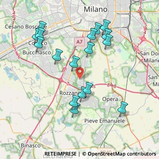 Mappa Via P. Franchi Maggi, 20089 Rozzano MI, Italia (4.23353)