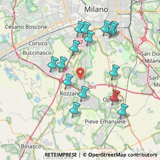 Mappa Via P. Franchi Maggi, 20089 Rozzano MI, Italia (3.994)
