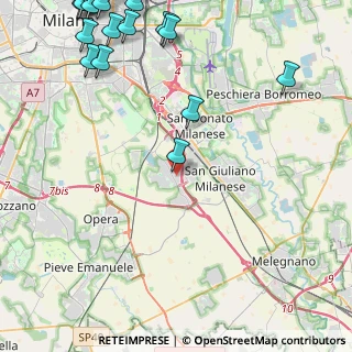Mappa Via Molise, 20098 San Giuliano Milanese MI, Italia (7.1375)