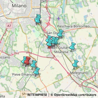 Mappa Via Molise, 20098 San Giuliano Milanese MI, Italia (3.56786)