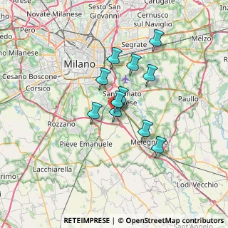 Mappa Via Molise, 20098 San Giuliano Milanese MI, Italia (5.04545)