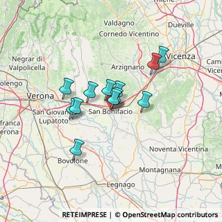 Mappa Vicolo Vittorio Veneto, 37032 San Bonifacio VR, Italia (9.96667)