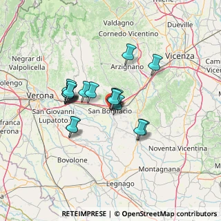 Mappa Vicolo Vittorio Veneto, 37047 San Bonifacio VR, Italia (10.68167)
