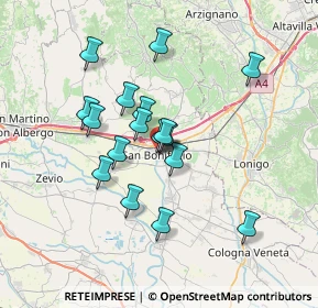 Mappa 37032 San Bonifacio VR, Italia (5.79118)