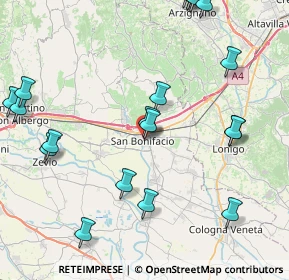 Mappa 37032 San Bonifacio VR, Italia (10.5805)