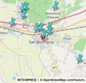 Mappa Vicolo Vittorio Veneto, 37032 San Bonifacio VR, Italia (2.07727)