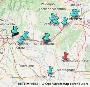 Mappa Via Verga Giovanni, 37047 San Bonifacio VR, Italia (17.6155)