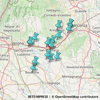 Mappa Via Verga Giovanni, 37047 San Bonifacio VR, Italia (11.68375)