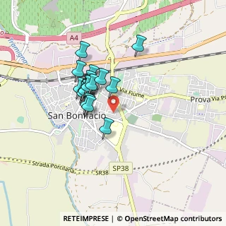 Mappa Via Verga Giovanni, 37047 San Bonifacio VR, Italia (0.66833)
