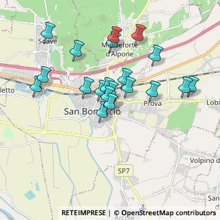 Mappa Via Verga Giovanni, 37047 San Bonifacio VR, Italia (1.7095)
