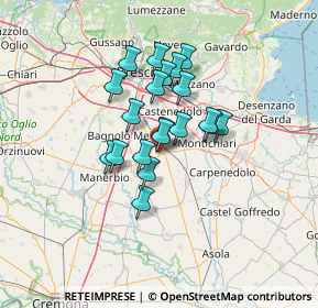 Mappa Via Adige, 25016 Ghedi BS, Italia (9.693)