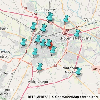 Mappa Via Giovanni Lazara, 35127 Padova PD, Italia (3.65786)