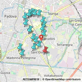 Mappa Via Giovanni Lazara, 35127 Padova PD, Italia (0.9095)