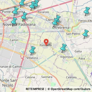 Mappa Via Sile, 35020 Villatora PD, Italia (3.155)