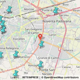 Mappa Corso Brasile, 35127 Padova PD, Italia (3.82455)