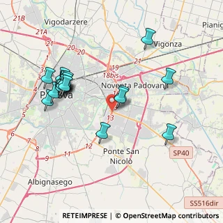 Mappa Corso Brasile, 35127 Padova PD, Italia (3.9825)