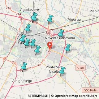 Mappa Corso Brasile, 35127 Padova PD, Italia (4.32917)