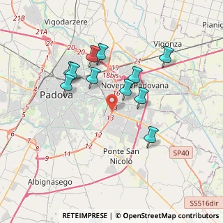 Mappa Corso Brasile, 35127 Padova PD, Italia (3.29273)