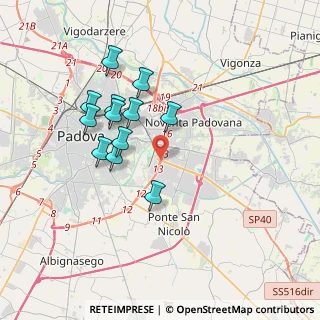Mappa Corso Brasile, 35127 Padova PD, Italia (3.25917)