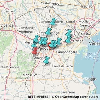 Mappa Corso Brasile, 35127 Padova PD, Italia (8.90769)