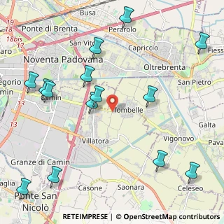 Mappa Via Vigonovese, 35020 Saonara PD, Italia (2.70214)
