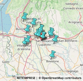 Mappa Via Monte Amiata - C. Comm. Verona Uno, 37057 San Giovanni Lupatoto VR, Italia (7.96938)