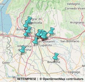 Mappa Via Monte Amiata - C. Comm. Verona Uno, 37057 San Giovanni Lupatoto VR, Italia (8.97769)
