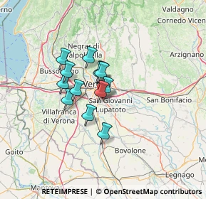 Mappa Via Monte Amiata - C. Comm. Verona Uno, 37057 San Giovanni Lupatoto VR, Italia (8.73154)