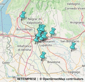Mappa Via Monte Amiata - C. Comm. Verona Uno, 37057 San Giovanni Lupatoto VR, Italia (8.56182)