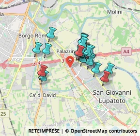 Mappa Via Monte Amiata - C. Comm. Verona Uno, 37057 San Giovanni Lupatoto VR, Italia (1.2775)