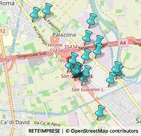 Mappa Via Monte Amiata - C. Comm. Verona Uno, 37057 San Giovanni Lupatoto VR, Italia (0.7605)