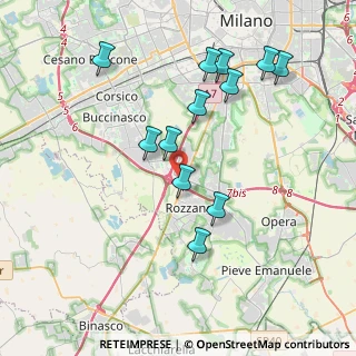 Mappa Via Gran S. Bernardo, 20089 Rozzano MI, Italia (3.86417)