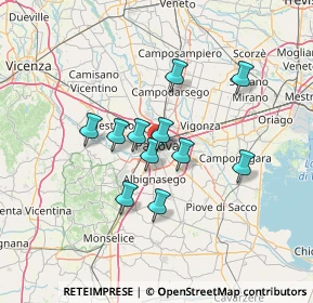 Mappa Via Quattro Novembre, 35123 Padova PD, Italia (10.54)